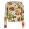Floral print cardigan