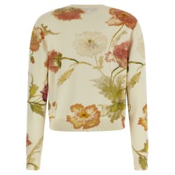 Floral print cardigan