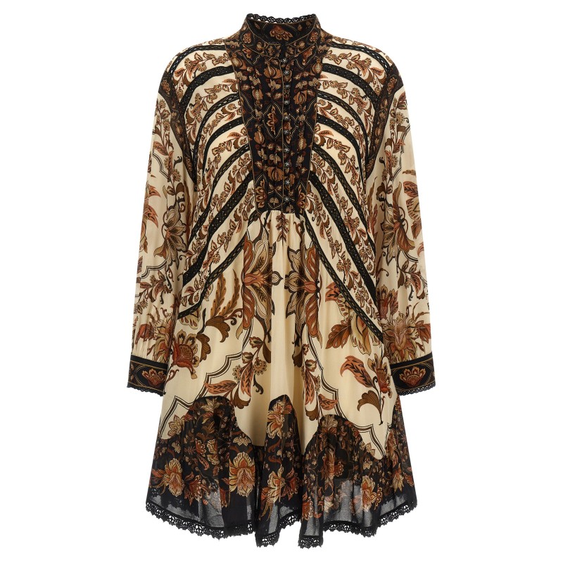 'Majestic garden sand' dress