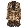 'Majestic garden sand' dress