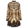 'Majestic garden sand' dress