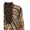 'Majestic garden sand' dress
