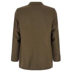 Gabardine blazer jacket