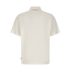 Cotton silk polo shirt