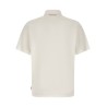 Cotton silk polo shirt