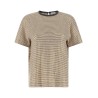 'Shiny Collar Detail' T-shirt