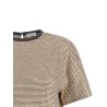 'Shiny Collar Detail' T-shirt