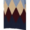 Argyle pattern sweater