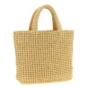 Raffia handbag