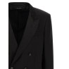 Tone-on-tone polka dot blazer