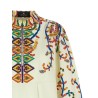 Printed poplin dress