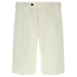Stretch cotton bermuda shorts