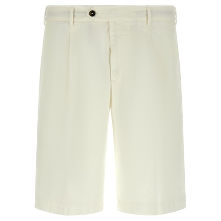 Stretch cotton bermuda shorts