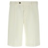 Stretch cotton bermuda shorts