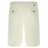 Stretch cotton bermuda shorts
