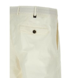 Stretch cotton bermuda shorts