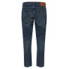 Logo embroidery jeans