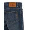 Logo embroidery jeans