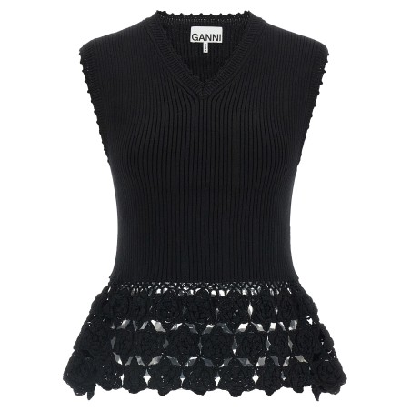 'Cotton Crochet' vest
