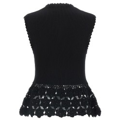 'Cotton Crochet' vest