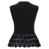 'Cotton Crochet' vest