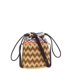 Zig zag bucket bag