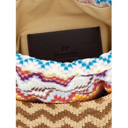 Zig zag bucket bag