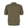 Cotton knit polo shirt