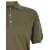 Cotton knit polo shirt