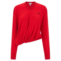Asymmetrical cut sweater