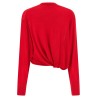 Asymmetrical cut sweater