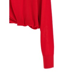 Asymmetrical cut sweater