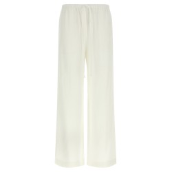 Pants with raised stripes