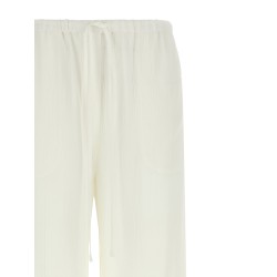 Pants with raised stripes