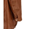 Antiqued leather caban