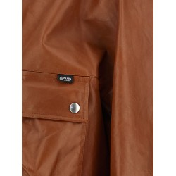 Antiqued leather caban