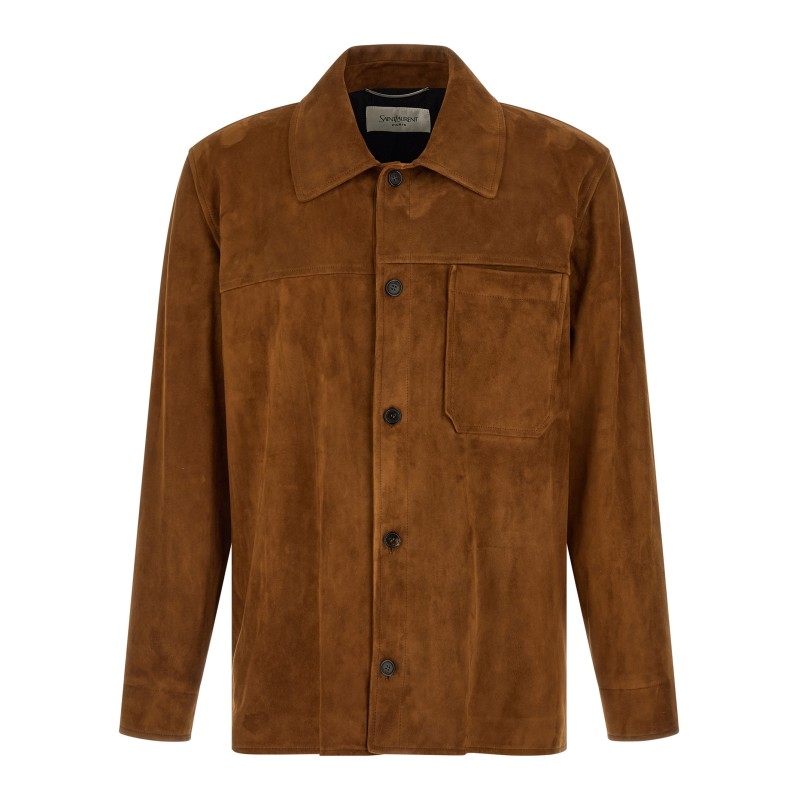 Suede overshirt