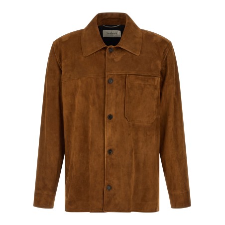 Suede overshirt