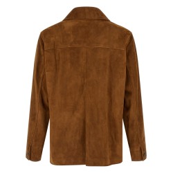 Suede overshirt