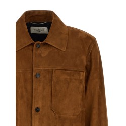 Suede overshirt