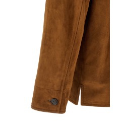 Suede overshirt