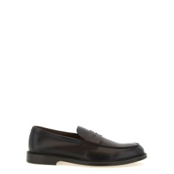 Leather loafers