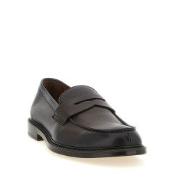 Leather loafers