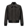 'Ami de Coeur' leather bomber jacket