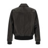 'Ami de Coeur' leather bomber jacket
