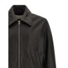 'Ami de Coeur' leather bomber jacket