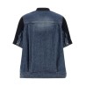 'Denim x Knit' cardigan