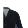 'Denim x Knit' cardigan