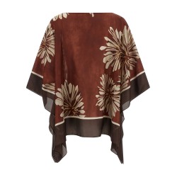 Silk scarf blouse