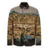 Jacquard square jacket